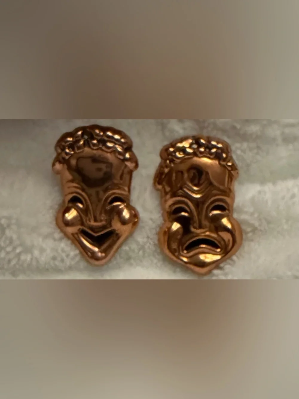 Renoir Theatrical Mask Cufflinks Set